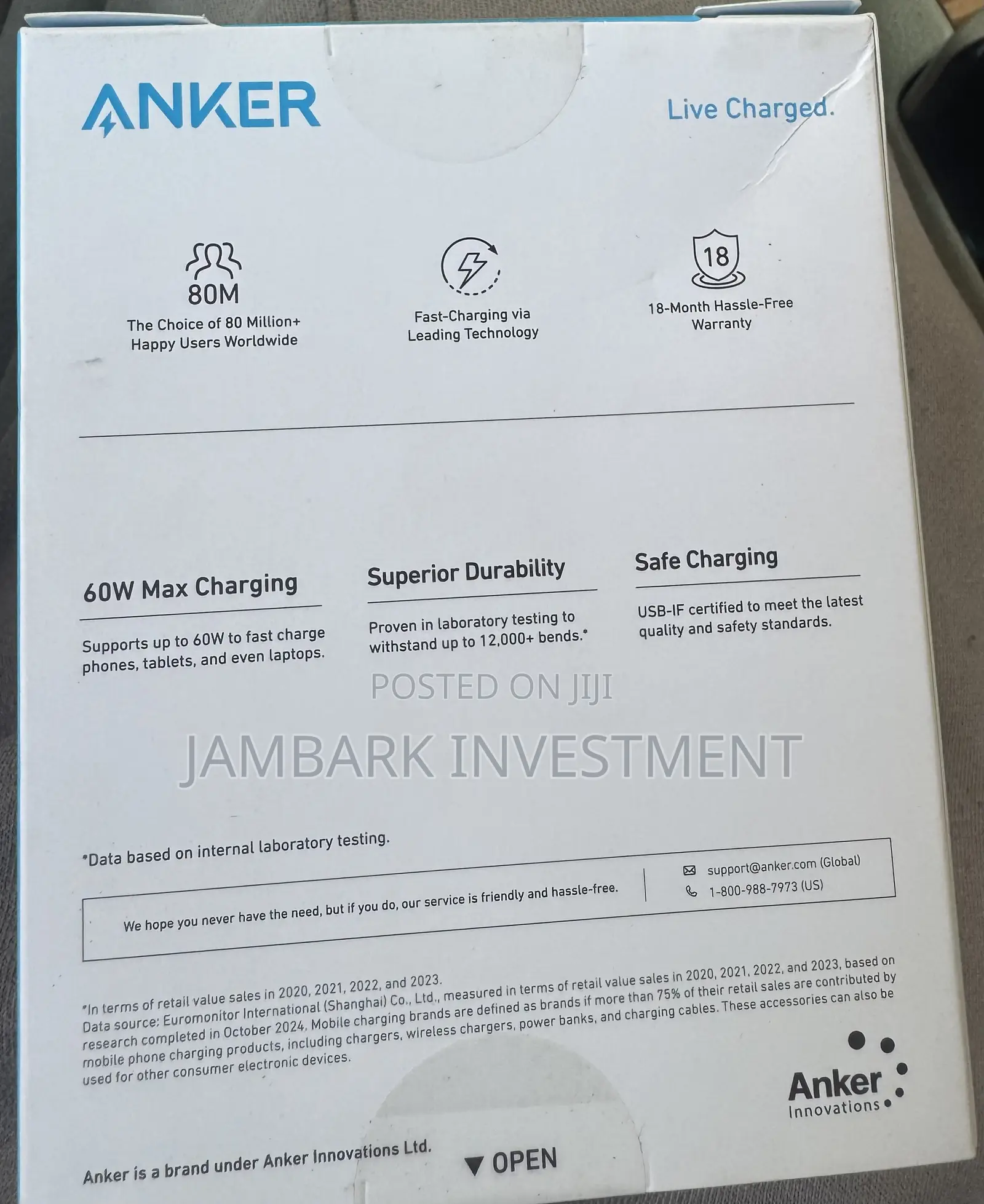 Anker 322 USB-C to USB-C Cable 6ft