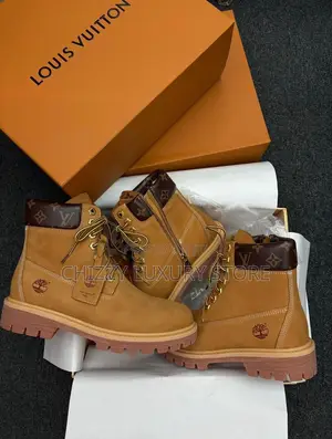 Louis Vuitton X Timberland Quality Luxury Men Boots