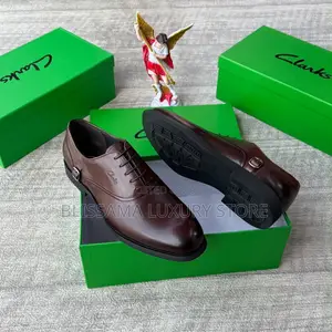 Clarks Premium Luxury Men Corporate Shoes–Elegant, Durable/Comfortable