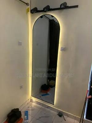 Full Length Arch 6ft Led Mirror With Light Luxury Standing Mirror