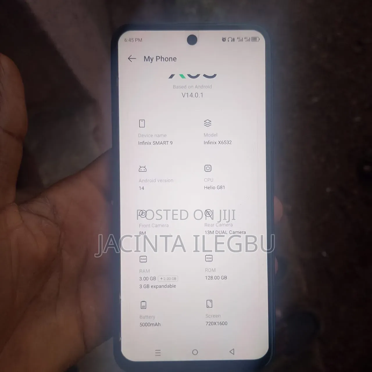 Infinix Smart 9 128 GB Black