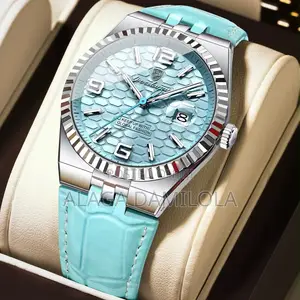 Poedager Leather Wrist Watch