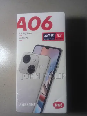 New Itel A06 32 GB White