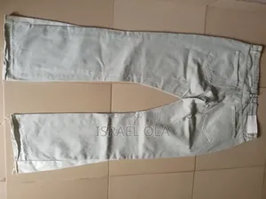 Men's Light Grey Flared Bootcut Jeans