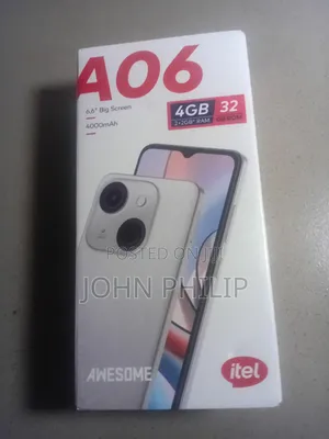 New Itel A06 32 GB White