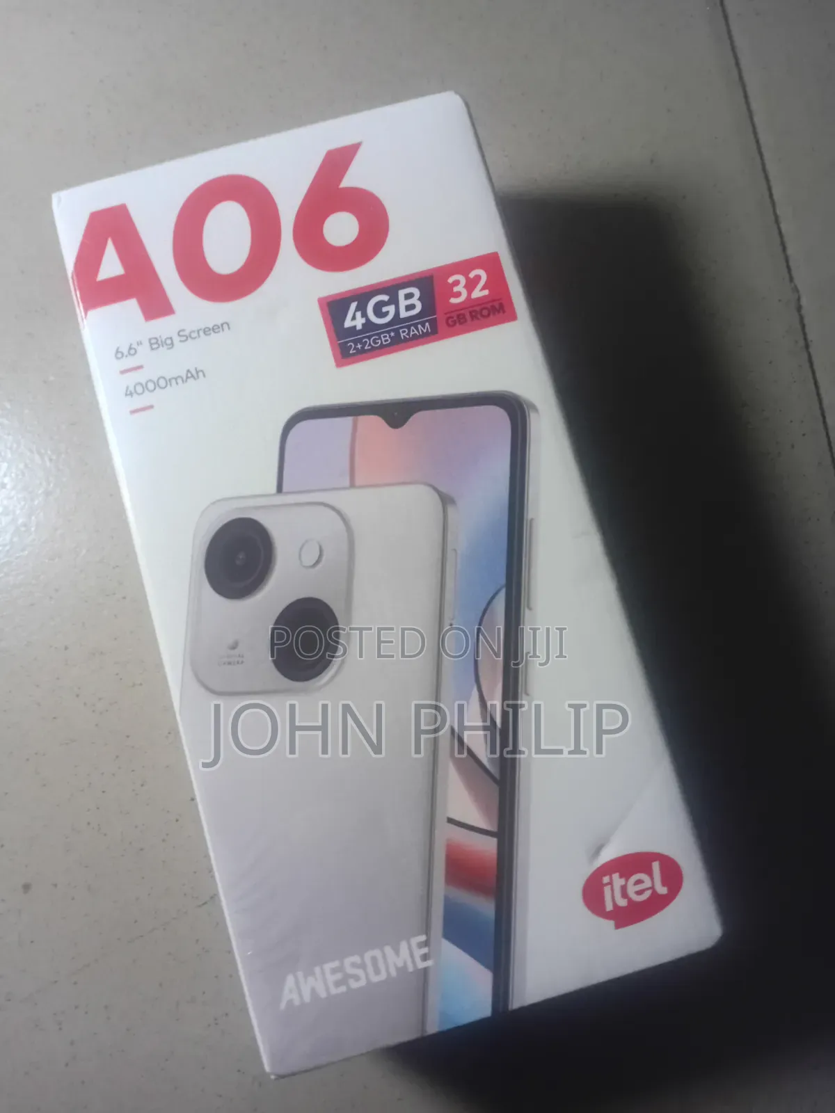 New Itel A06 32 GB White