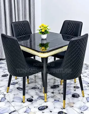 Dining Space With This Beautiful Luxury 4-Seater Dining Set