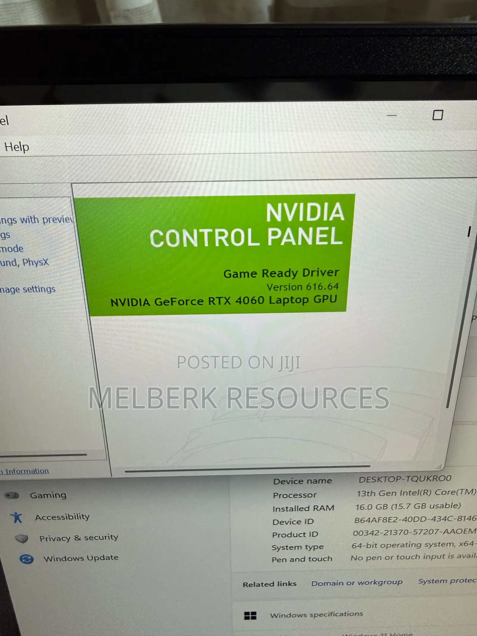 Laptop Dell G16 7630 16GB Intel Core i9 SSD 1T