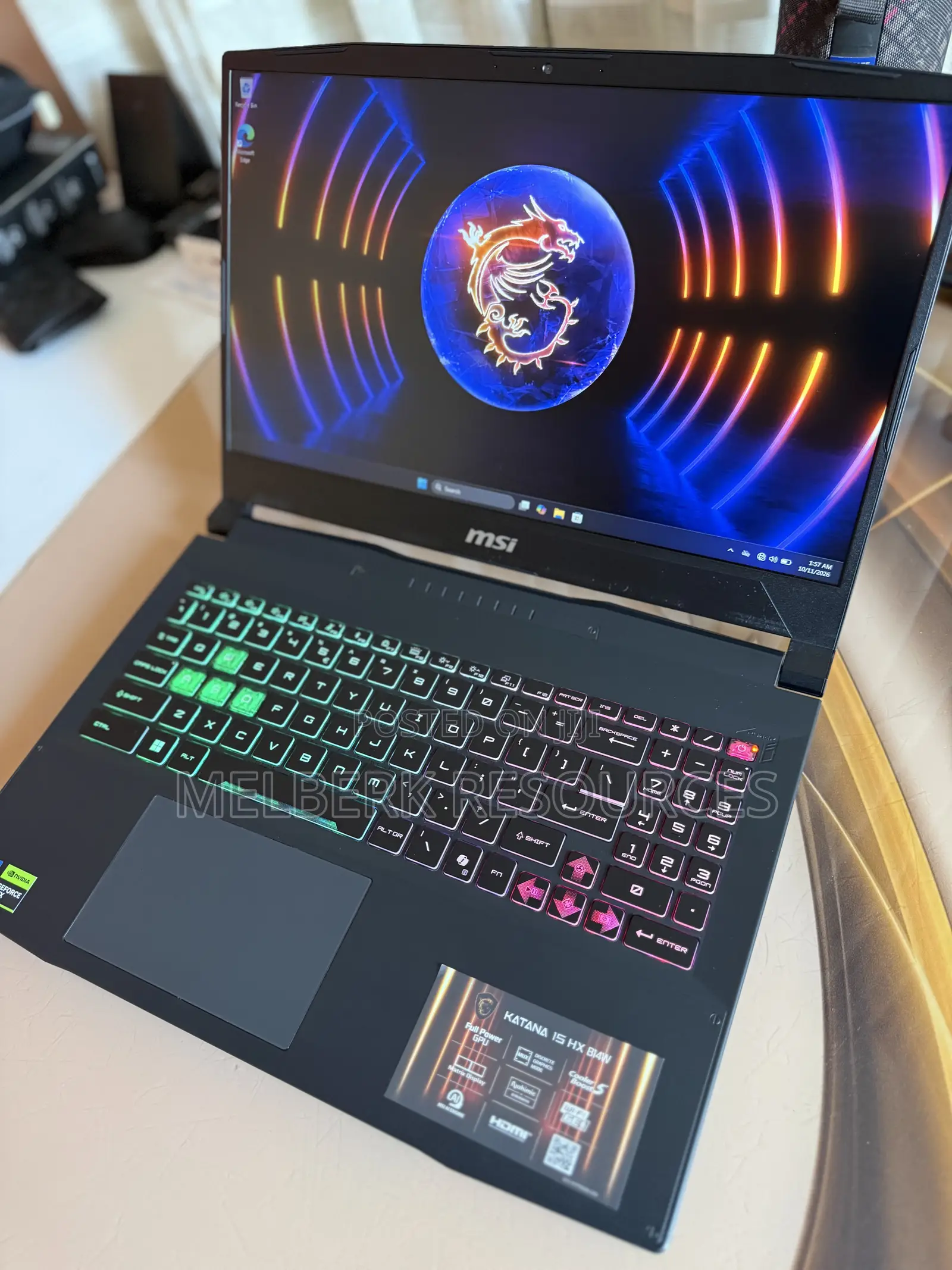 Laptop MSI Katana 15 16GB Intel Core i7 SSD 512GB