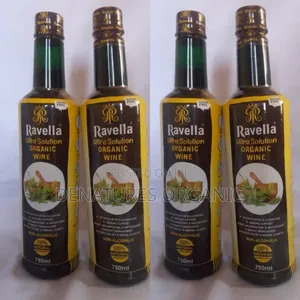 Ravella Ultra Solution Non-Alcoholic Organic Wine–750ml Herbal Tonic