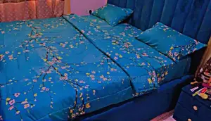Bedframe and GreenEarth Foam Neatly Used for Sale