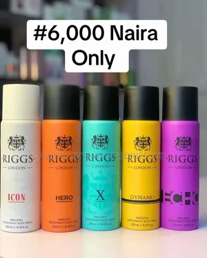 Riggs London Perfumed Deodorant Body Spray 250ml