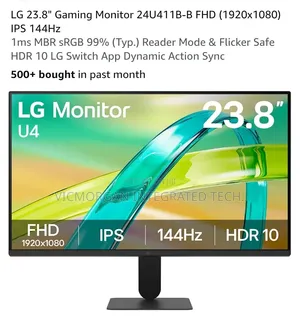 LG 24u411b-B 23.8" FHD IPS Monitor (Modern Productivity Monitor ·