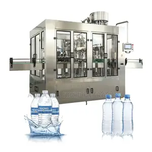 Automatic Bottle Water Machine: 3-in-1 (Washing, Filling, and Capping)