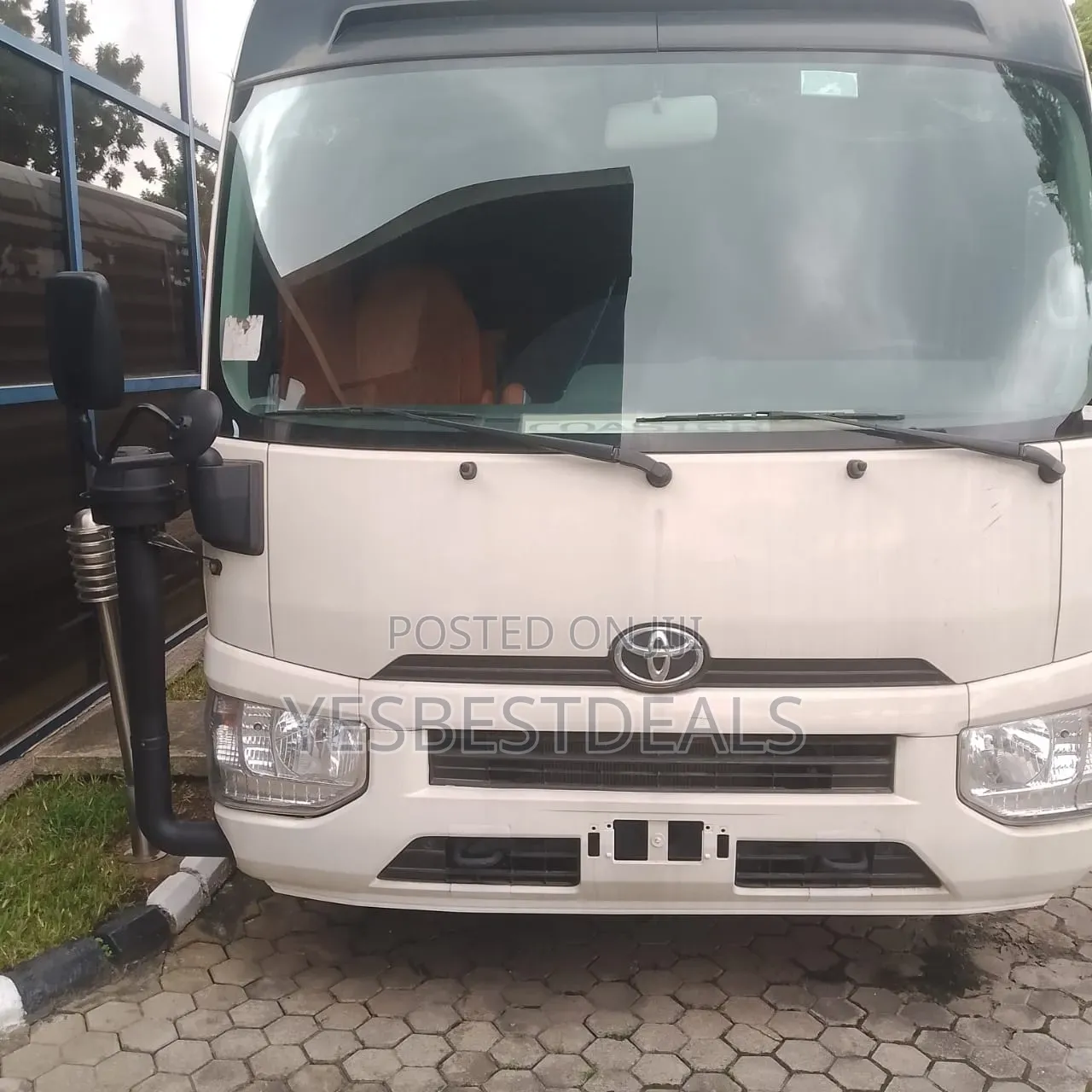 New Toyota Coaster 2025 White