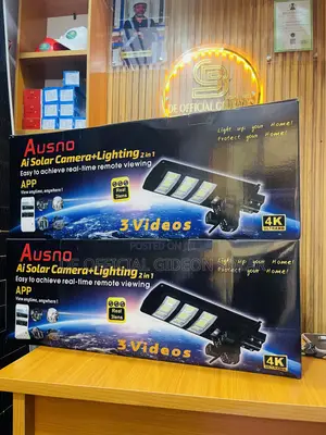 3lense Solar Camera Plus 450watts Solar Street Light