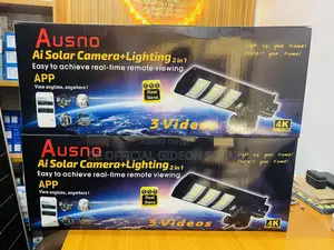 3lense Solar Camera Plus 450watts Solar Street Light