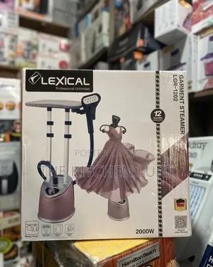 Lexical Standing Garment Steamer With Built-in Ironing Board