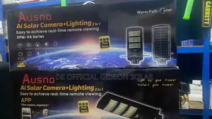 2in1 Solar Camera and Street Light With Pole