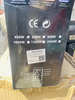 Single Lense Camera and Solar Street Light (2in1)