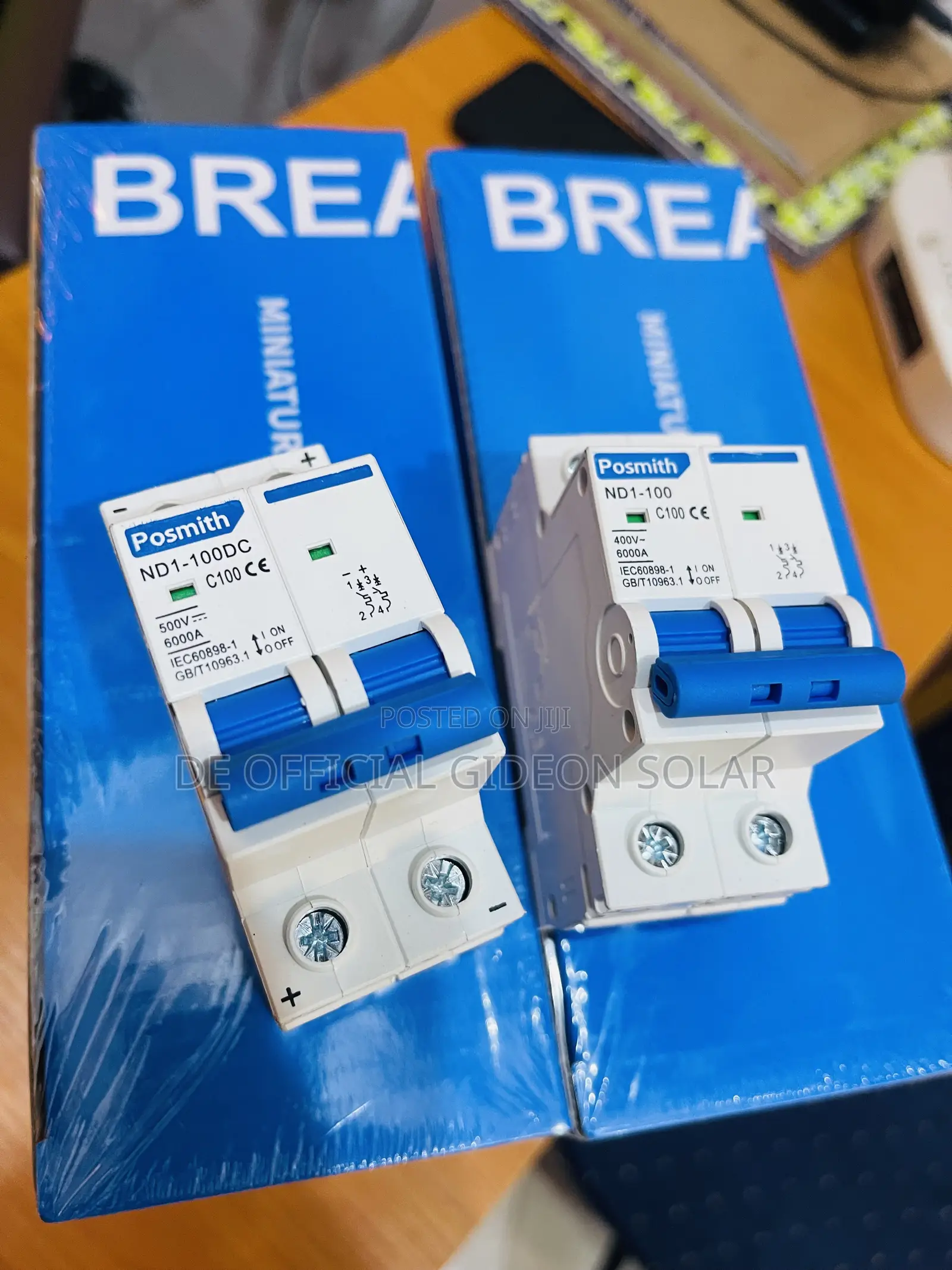 65a,100a AC/Dc Mc Breaker Double Pole