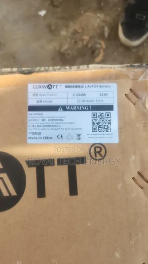 5.12kwh 24v Luxwatt Lithium Battery