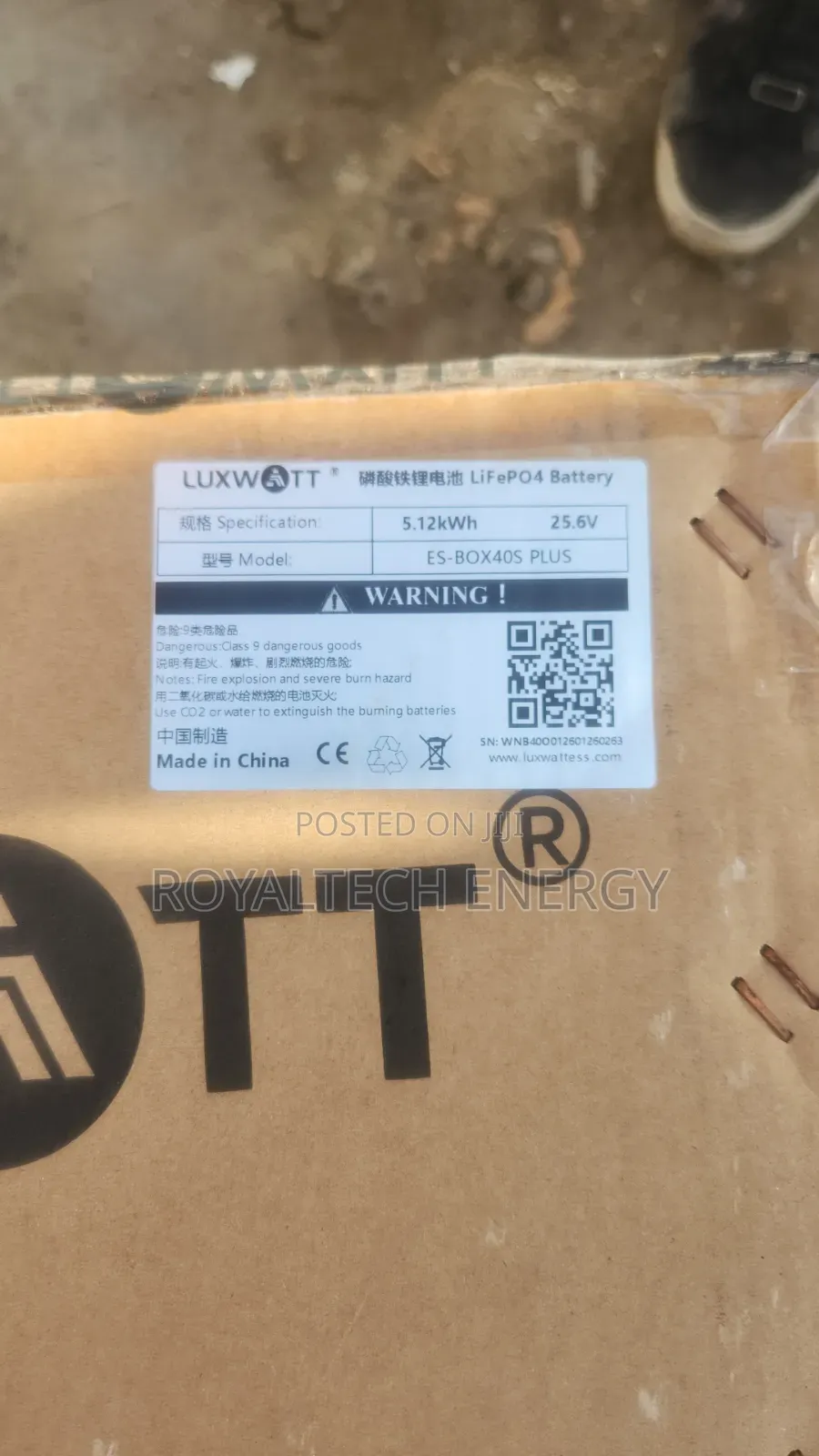 5.12kwh 24v Luxwatt Lithium Battery