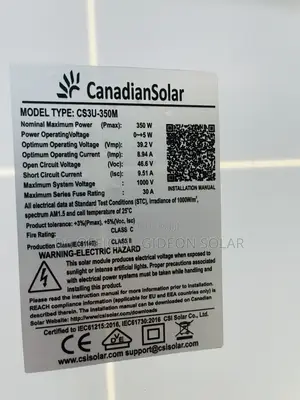 350watts Canadian Panel