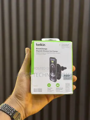 Belkin BoostCharge Magnetic -MagSafe Compatible- Wireless Car Charger