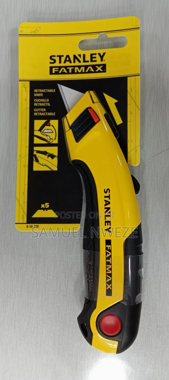 Stanley Knife Fatmax Retractabel