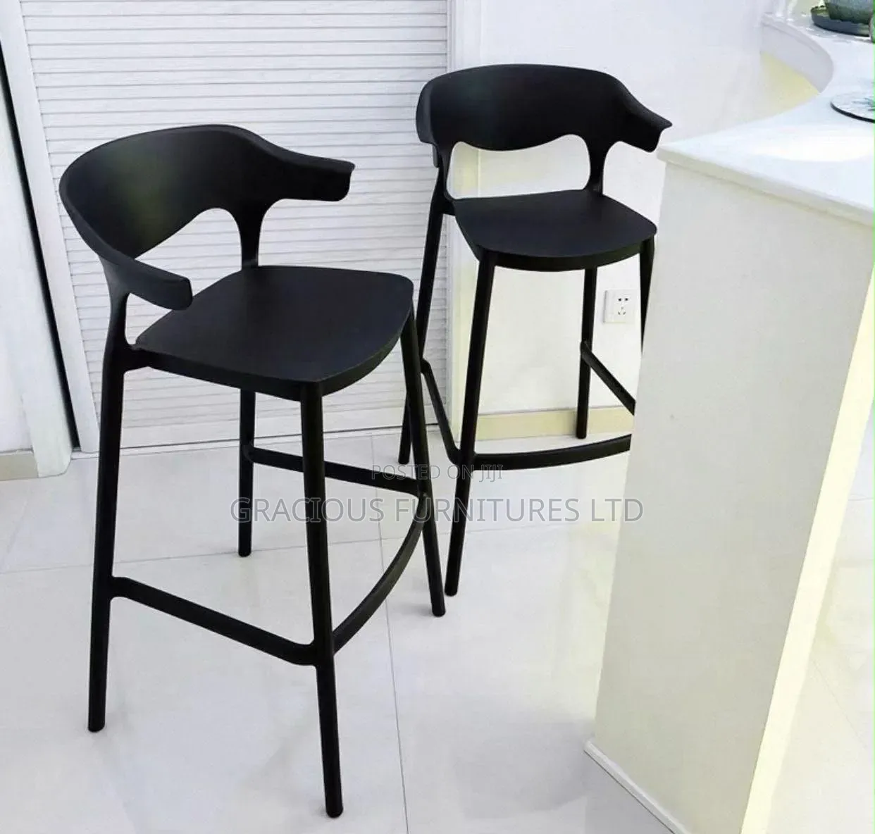 Modern Plastic Bar Stool