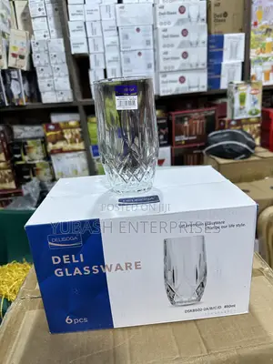 DELISOGA Deli Glassware 6pcs Tumbler Set - 450ml - DSKB502*