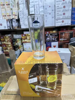 Laurel Crystal High Quality Long Glass Set - 6 Pieces - 260ml*