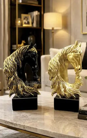 Luxury Horse Head Statue - Mare and Foal Horse Sculpture Decor