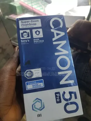 New Tecno Camon 50 Pro 256 GB Blue