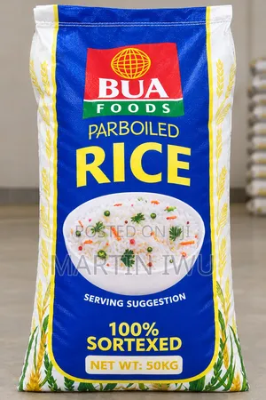 BUA Parboiled Rice Golden Color at Wholesale and Retail