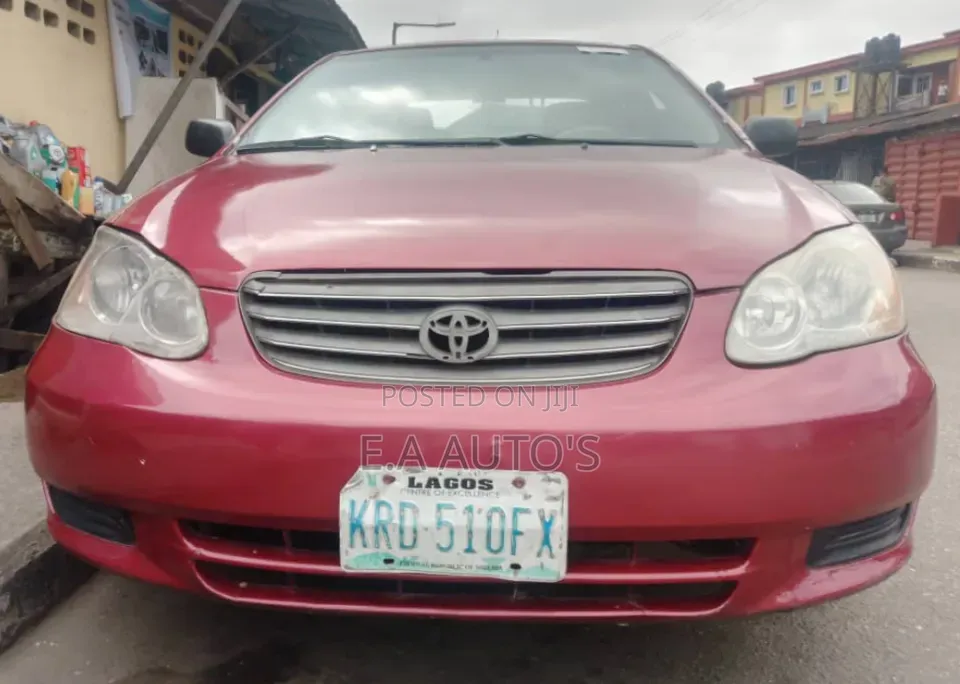 Toyota Corolla 2004 Red