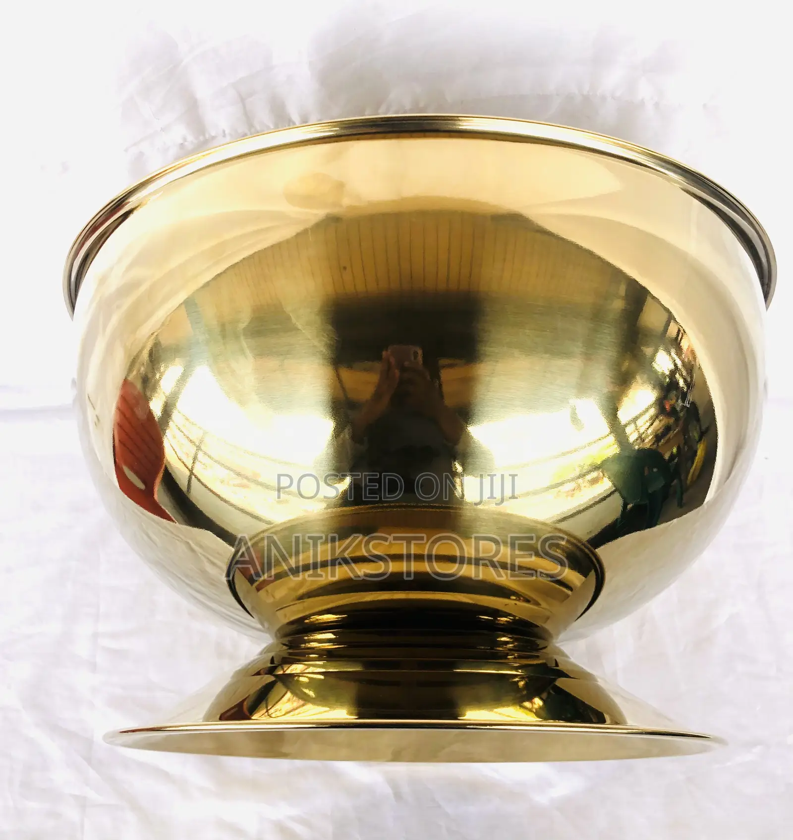13L Stainless Wine Bowl Without Horn (Gold)
