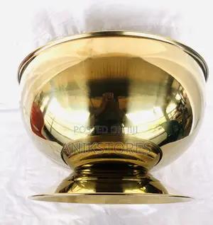 13L Stainless Wine Bowl Without Horn (Gold)