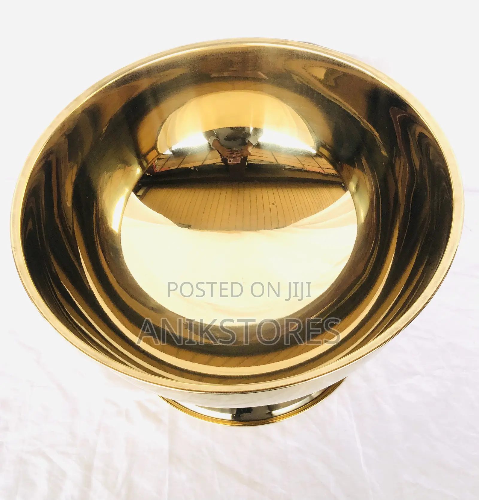 13L Stainless Wine Bowl Without Horn (Gold)