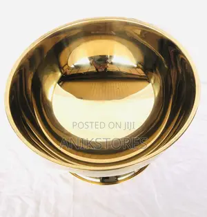 13L Stainless Wine Bowl Without Horn (Gold)