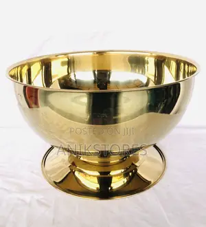 13L Stainless Wine Bowl Without Horn (Gold)