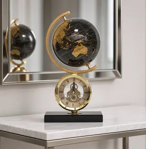 Luxury Clock World Globe