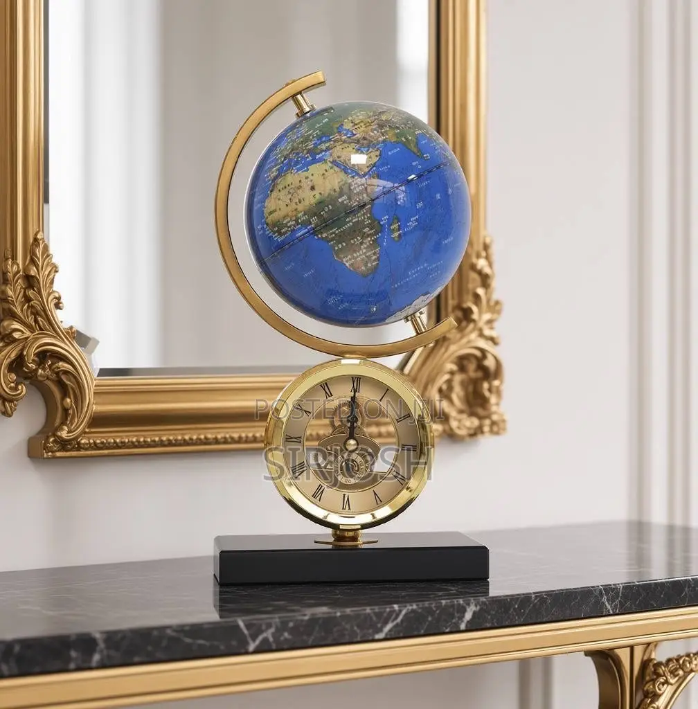 Luxury Clock World Globe