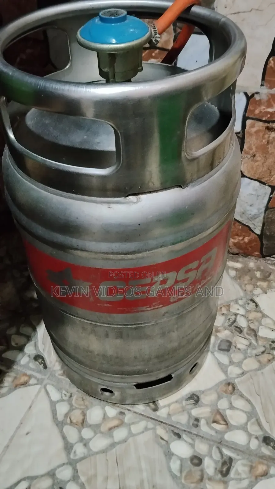 Original Gas Cylinder Stainless Steel