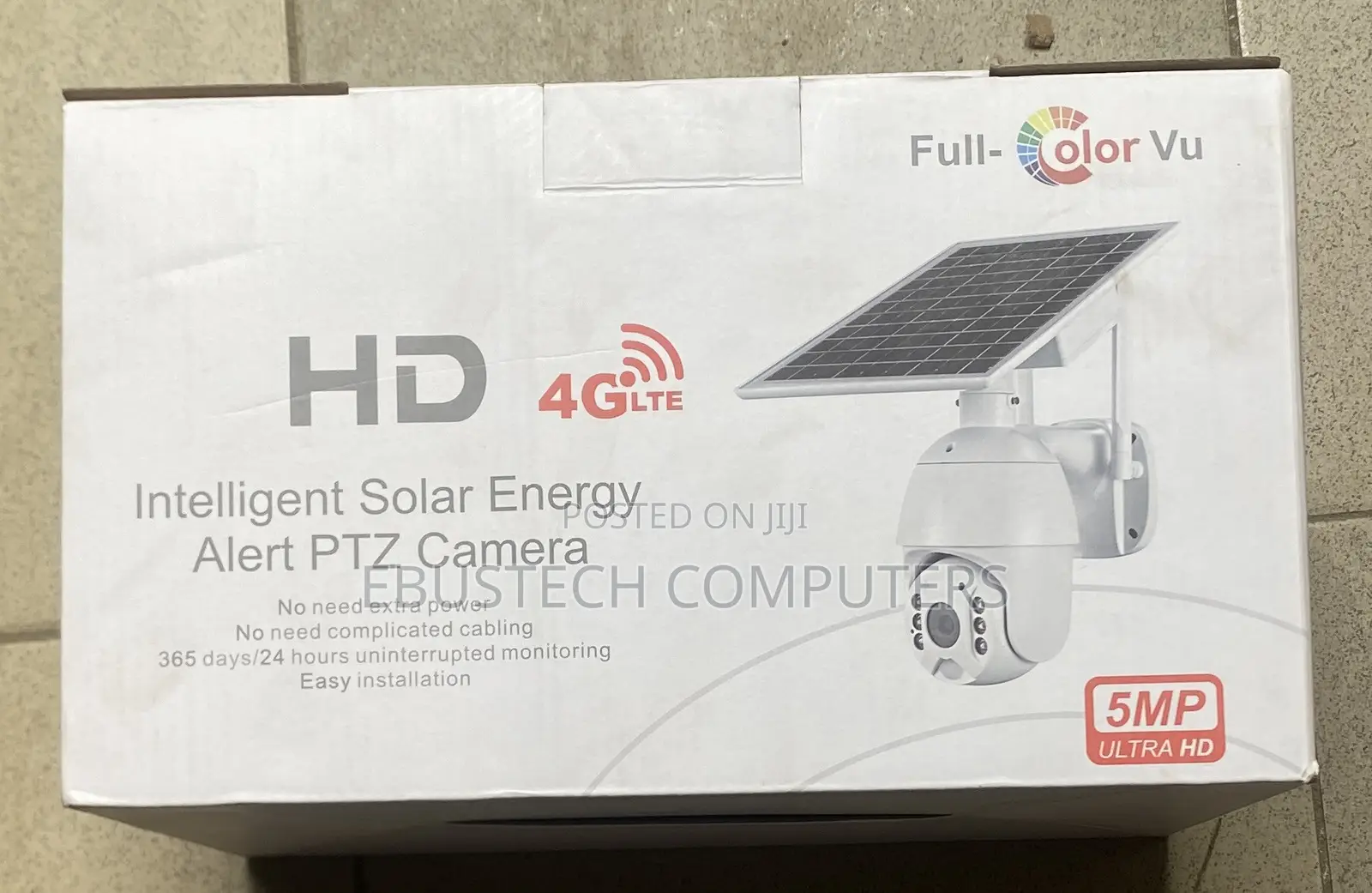 HD Itelligent Solar Energy Alert PTZ Camera