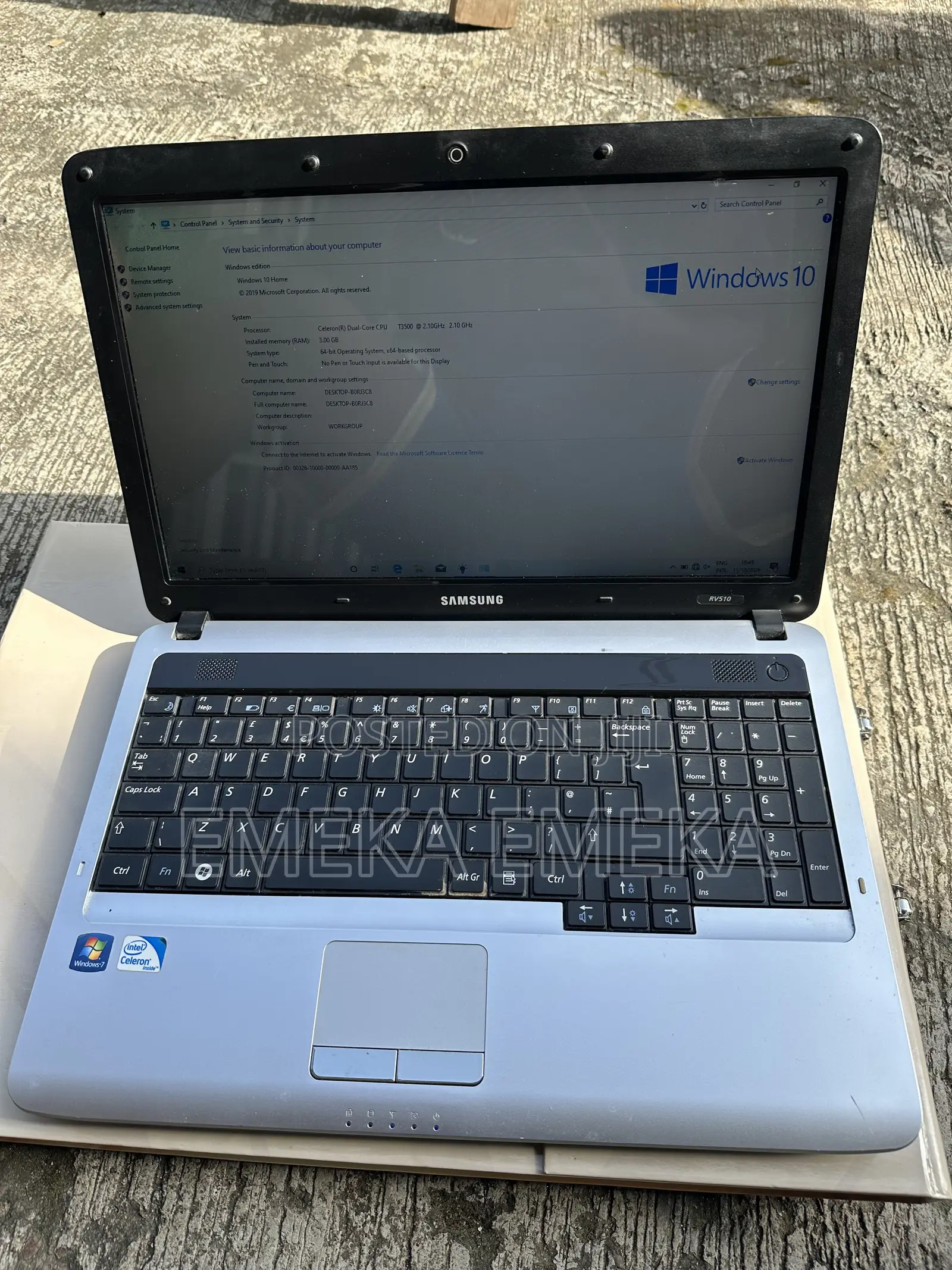 Laptop Samsung NP RV511 3GB Intel Celeron HDD 160GB