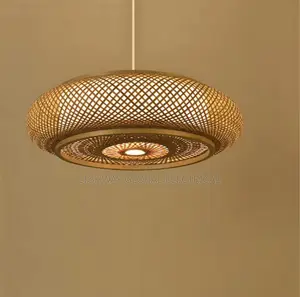 Zen Style Bamboo Pendant Chandelier