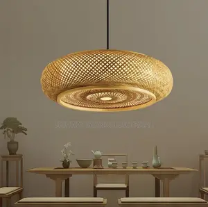 Zen Style Bamboo Pendant Chandelier