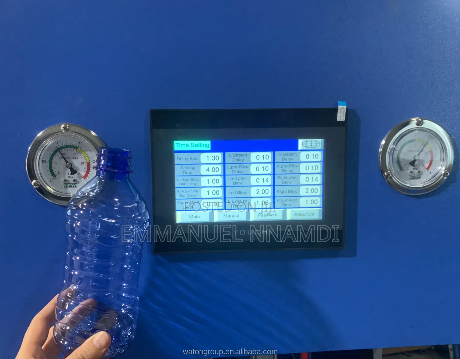 Semi-Automatic Bottle Blowing Machine